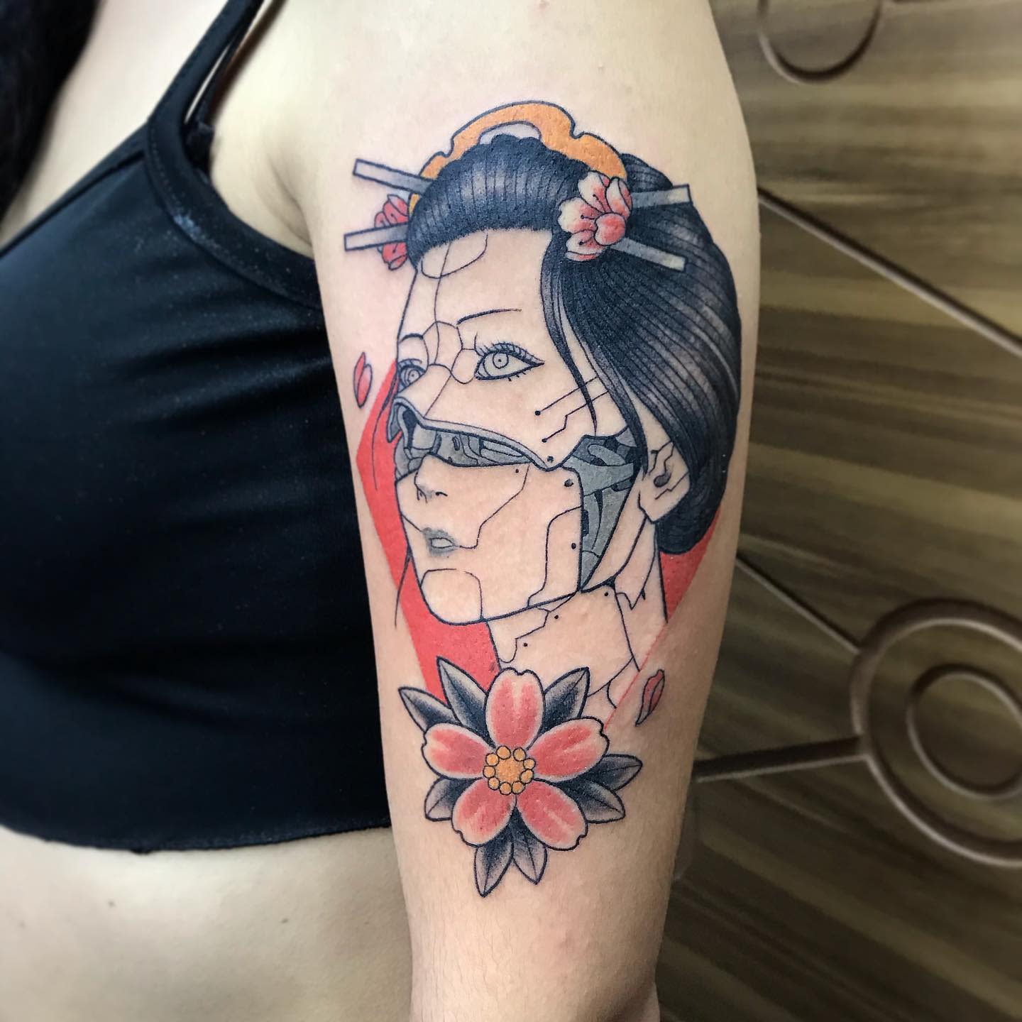 Nữ Cyberpunk Tattoo - Trinidad